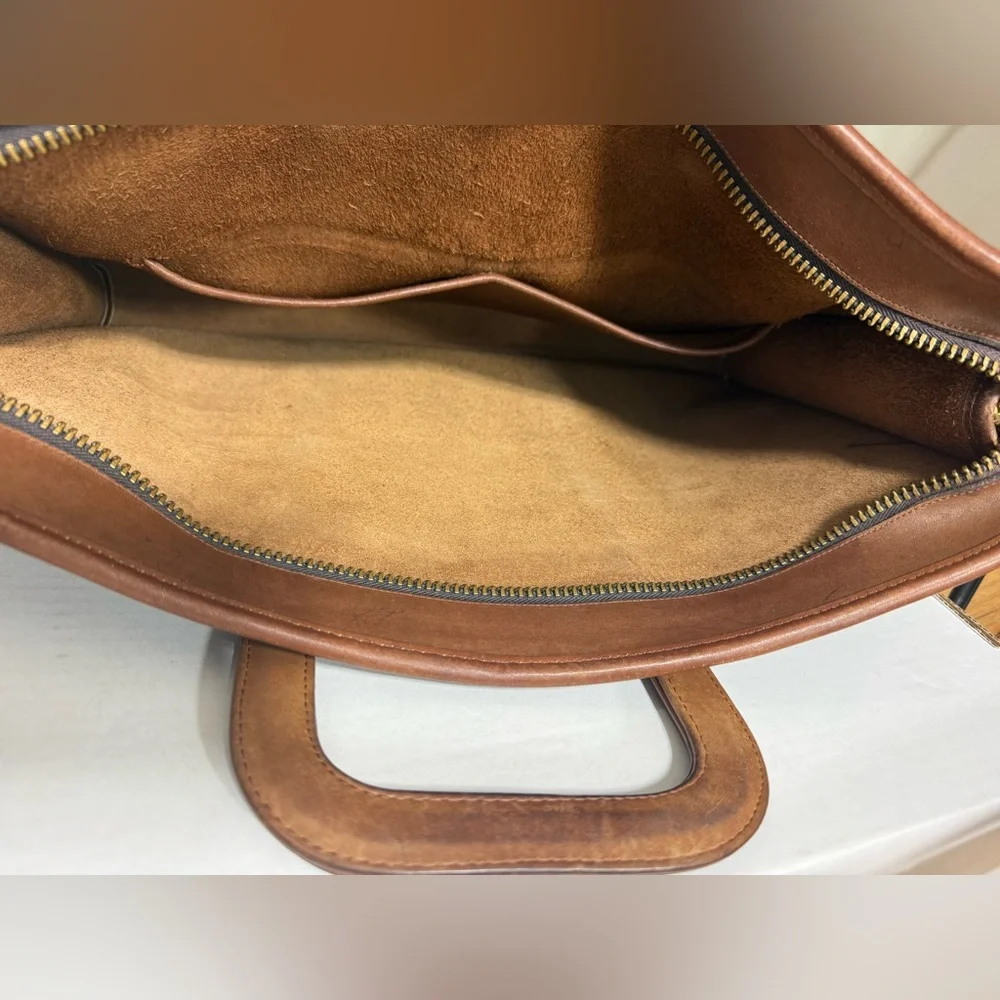 Coach Embassy Leather Briefcase (British Tan)